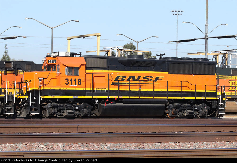 BNSF GP39-3 BNSF #3118